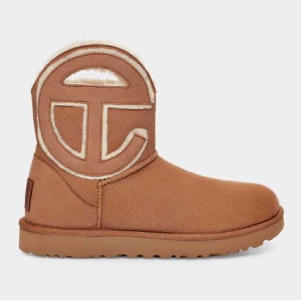 UGG x TELFAR Logo Mini Chestnut M9 W11 NEW IN BOX SOLD OUT!!